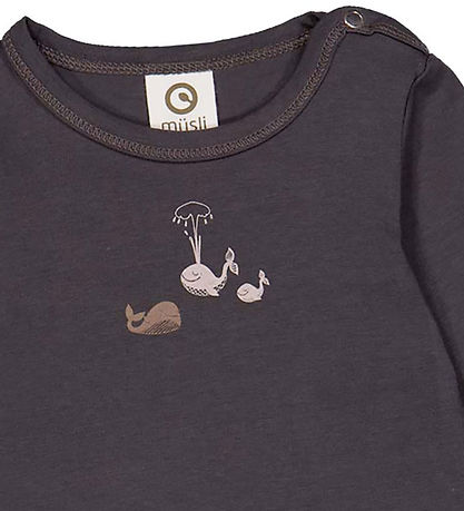 Müsli Body l/æ - Whale - Mystery Blue Müsli Body l/æ - Whale - Mystery Blue