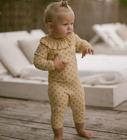 Lil' Atelier Badeheldragt - NbfFarlo - UV40+ - Sahara Sun