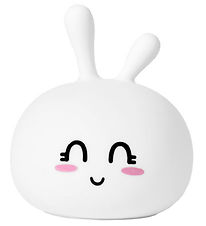 Rabbit & Friends Lampe - Kanin - Happy - 11,6x14,1 cm - Hvid Rabbit & Friends Lampe - Kanin - Happy - 11,6x14,1 cm - Hvid