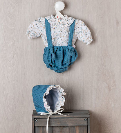 Asi Dukketøj - 46 cm - Leo - Blå/Hvid Asi Dukketøj - 46 cm - Leo - Blå/Hvid