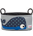 3 Sprouts Barnevognstaske - 32x15x13 cm - Hval 3 Sprouts Barnevognstaske - 32x15x13 cm - Hval