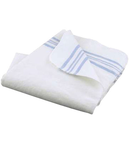 Oopsy Babysvøb - 75x75 cm - Hvid/Blå Oopsy Babysvøb - 75x75 cm - Hvid/Blå