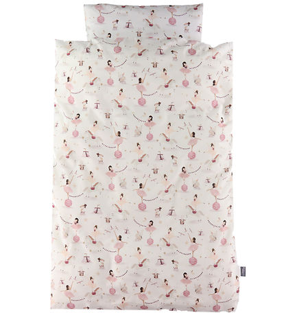 Nørgaard Madsens Sengetøj - Junior - Off White m. Ballerina