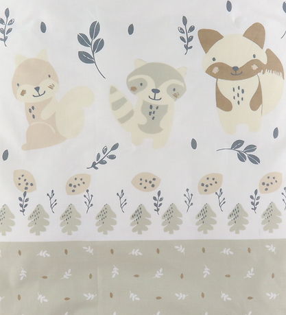 Nørgaard Madsens Sengetøj - Junior - Hvid m. Store Glade Dyr Nørgaard Madsens Sengetøj - Junior - Hvid m. Store Glade Dyr