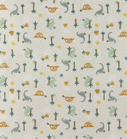 Nørgaard Madsens Sengetøj - Voksen - Hvid/Grøn m. Dinosaur Nørgaard Madsens Sengetøj - Voksen - Hvid/Grøn m. Dinosaur