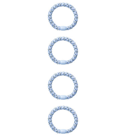 Name It Hårelastikker - NkfAcc-Arise - 4-pak - Chambray Blue m. 