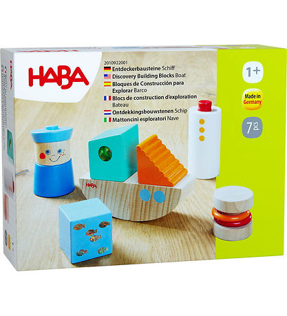 HABA Bauklötze - Holz - Discovery Building Blocks Boat - 7 st.
