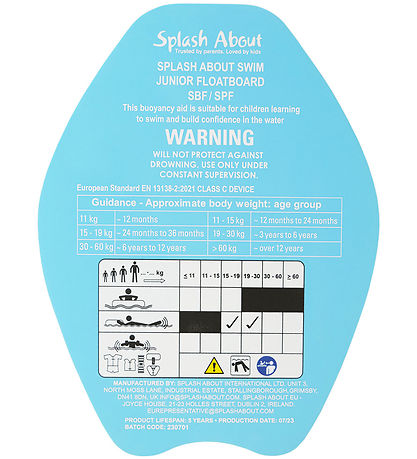 Splash About Svømmebræt - Rød