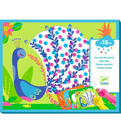 Djeco Kreasæt - Tegning Med Prikker Djeco Kreasæt - Tegning Med Prikker