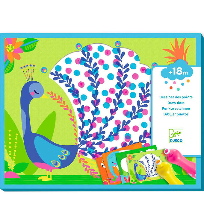 Djeco Kreasæt - Tegning Med Prikker