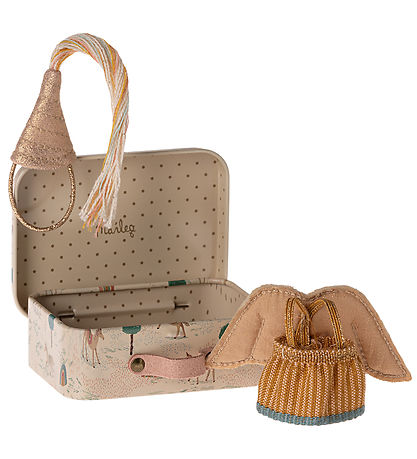 Maileg Kuffert - Lillesøster Mus Kuffert m. Tøj Maileg Kuffert - Lillesøster Mus Kuffert m. Tøj