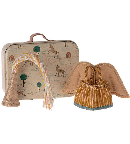 Maileg Kuffert - Lillesøster Mus Kuffert m. Tøj Maileg Kuffert - Lillesøster Mus Kuffert m. Tøj