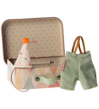 Maileg Kuffert - Lillebror Mus Kuffert m. Tøj Maileg Kuffert - Lillebror Mus Kuffert m. Tøj