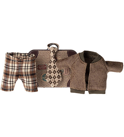 Maileg Cardboard Suitcase - Grandfather Mouse Cardboard Suitcase Maileg Cardboard Suitcase - Grandfather Mouse Cardboard Suitcase