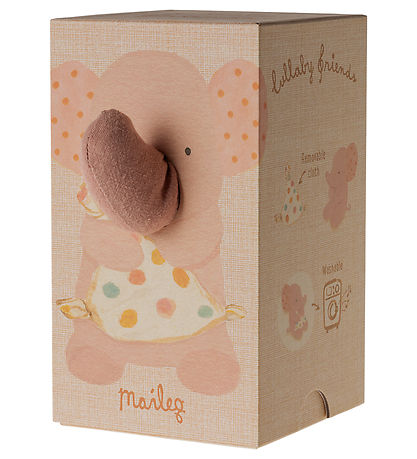 Maileg Bamse - Lullaby Friends - Elefant - 25 cm - Old Rose Maileg Bamse - Lullaby Friends - Elefant - 25 cm - Old Rose
