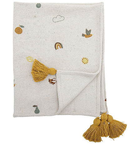 Bloomingville Tæppe - 100x80 cm - Agnes - Natur Bloomingville Tæppe - 100x80 cm - Agnes - Natur