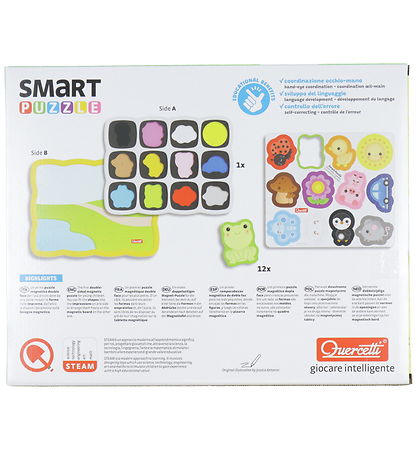 Quercetti Jigsaw Puzzle - Magnetic Jigsaw Puzzle w. Colours