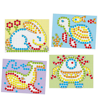 Quercetti Stiftmosaik - Fanta Color Tab - 150 stk. - 00922