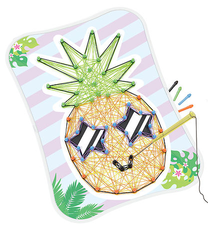 Quercetti Kreasæt - String Art - Kawaii Fancy - Kreativ Leg m. T
