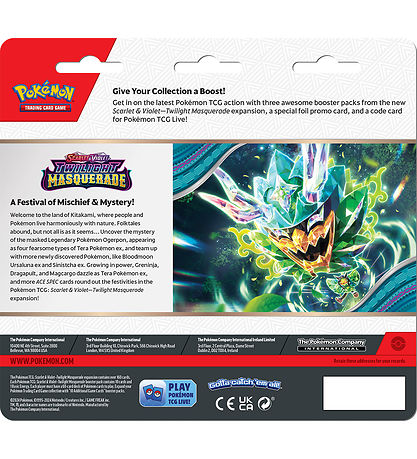 Pokémon Samlekort - Scarlet & Violet - Twilight Masquerade Pokémon Samlekort - Scarlet & Violet - Twilight Masquerade