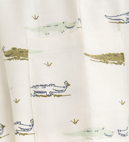 Minymo Sommerdragt - Pristine m. Krokodiller Minymo Sommerdragt - Pristine m. Krokodiller