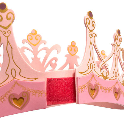 Liontouch Kostymer - Dronningens krone - Rosa