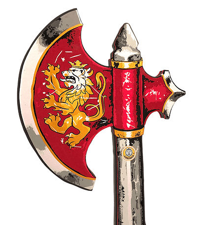 Liontouch Udklædning - Ridder-økse - Rød