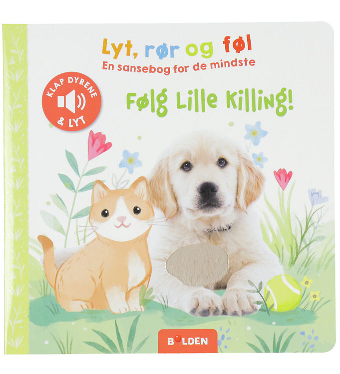 Forlaget Bolden Sansebog m. Lyd - Lyt, Rør og Føl - Følg Lille K