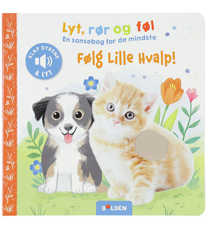 Forlaget Bolden Sansebog m. Lyd - Lyt,Rør og Føl - Følg Lille Hv Forlaget Bolden Sansebog m. Lyd - Lyt,Rør og Føl - Følg Lille Hv