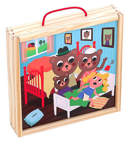 Vilac Træpuslespil - 4x9 Brikker - Guldlok Vilac Træpuslespil - 4x9 Brikker - Guldlok