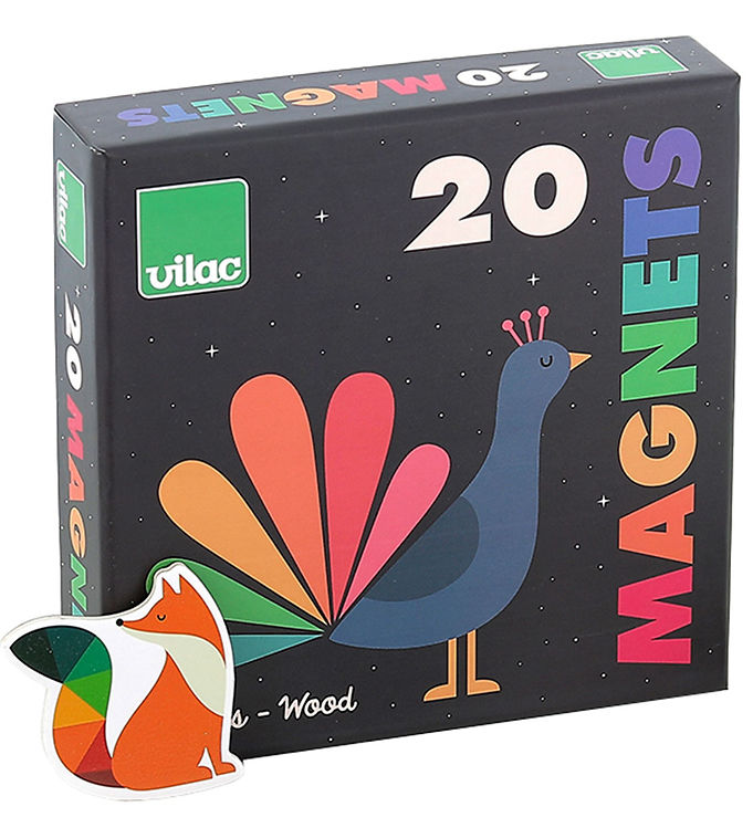 Vilac Magneter - 20 stk - Dyr