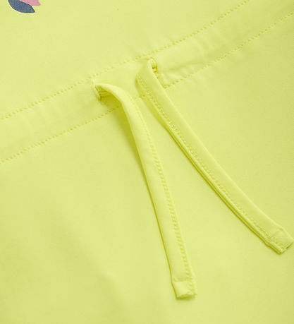Color Kids Kjole - Polyester - Limelight m. Blomster