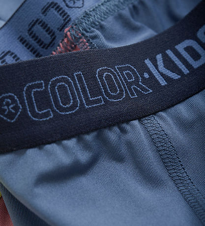 Color Kids Leggings - Polyester - Vintage Indigo m. Gammelrosa