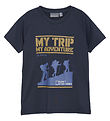Color Kids T-shirt - Polyester - Total Eclipse m. Vandrere Color Kids T-shirt - Polyester - Total Eclipse m. Vandrere