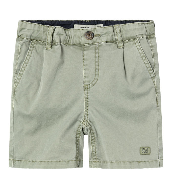 Name It Oil Green Shorts - Str. 2y 92cm