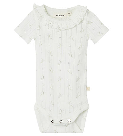 Lil' Atelier Body k/æ - NbfRachello - Coconut Milk m. Blomster