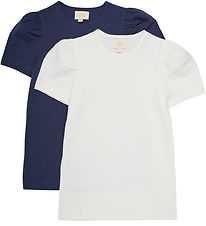 Creamie T-shirt - 2-pak - Cloud/Navy Creamie T-shirt - 2-pak - Cloud/Navy