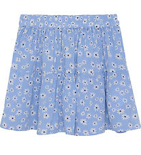 Creamie Nederdel - Flower Crepe - Bel Air Blue Creamie Nederdel - Flower Crepe - Bel Air Blue