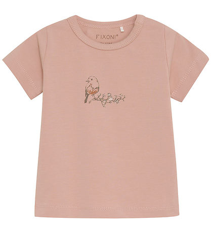 Fixoni T-shirt - Mahogany Rose Fixoni T-shirt - Mahogany Rose