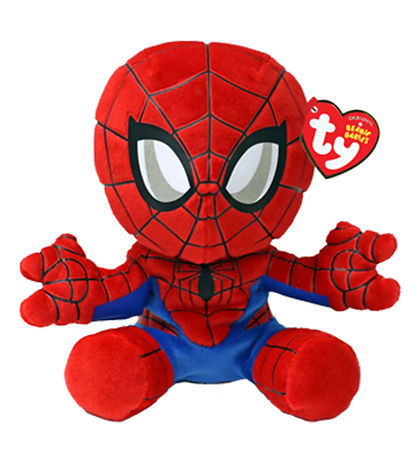 Ty Bamse - Beanie Babies - 20 cm - Marvel Spider-Man Ty Bamse - Beanie Babies - 20 cm - Marvel Spider-Man