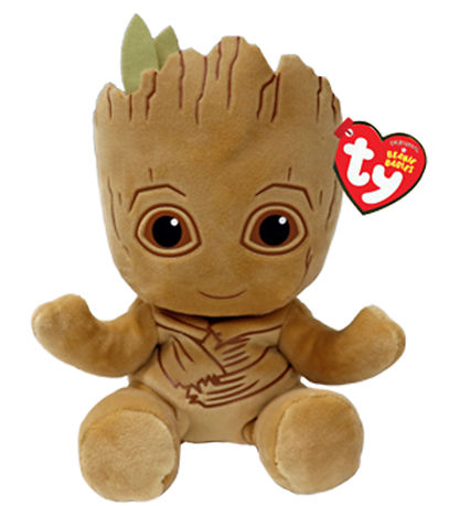 Ty Bamse - Beanie Babies - 20 cm - Marvel Groot Ty Bamse - Beanie Babies - 20 cm - Marvel Groot