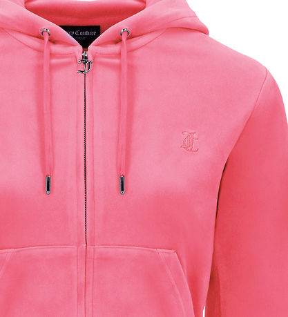 Juicy Couture Cardigan - Robertson - Velour - Hot Pink Juicy Couture Cardigan - Robertson - Velour - Hot Pink