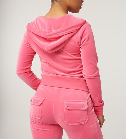 Juicy Couture Cardigan - Robertson - Velour - Hot Pink