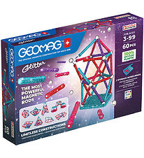 Geomag Magnetsæt - Glitter Recycled - 60 Dele