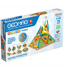 Geomag Magnetsæt - Supercolor Panels Recycled - 78 Dele Geomag Magnetsæt - Supercolor Panels Recycled - 78 Dele