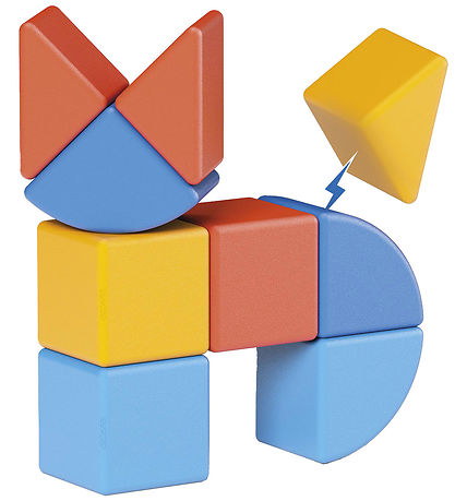 Geomag Magnetsæt - Magicube Shapes Animal Recycled - 9 Dele Geomag Magnetsæt - Magicube Shapes Animal Recycled - 9 Dele