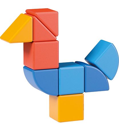 Geomag Magnetsæt - Magicube Shapes Animal Recycled - 9 Dele Geomag Magnetsæt - Magicube Shapes Animal Recycled - 9 Dele