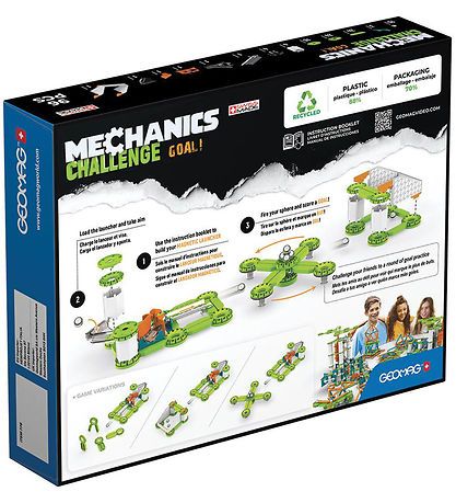 Geomag Magnetsæt - Mechanics Challenge Goal - 96 Dele