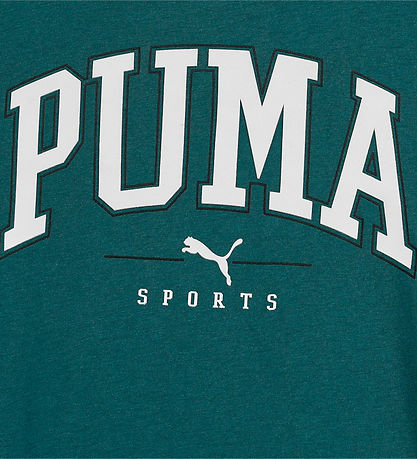 Puma T-shirt - Squad Big Graphic Tee - Cold Green Puma T-shirt - Squad Big Graphic Tee - Cold Green