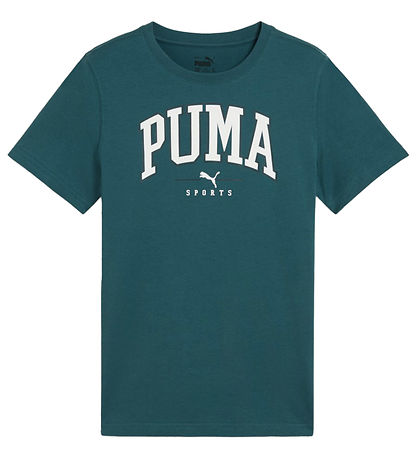 Puma T-shirt - Squad Big Graphic Tee - Cold Green Puma T-shirt - Squad Big Graphic Tee - Cold Green